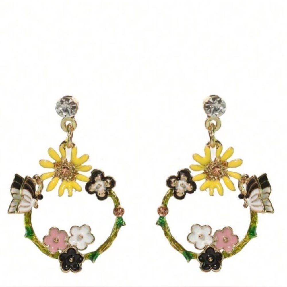 Boho dangle earrings #1097